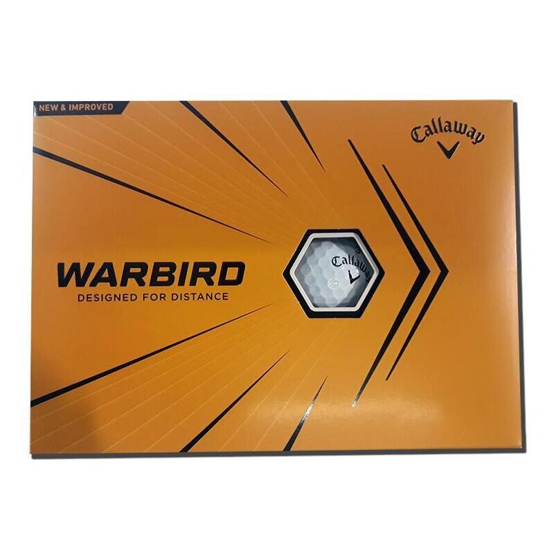 CALLAWAY - Bolas WARBIRD - Caja  de 12 bolas blancas - Mayor desplazamiento y distancia - Excelente desplazamiento y control !! Super precio!