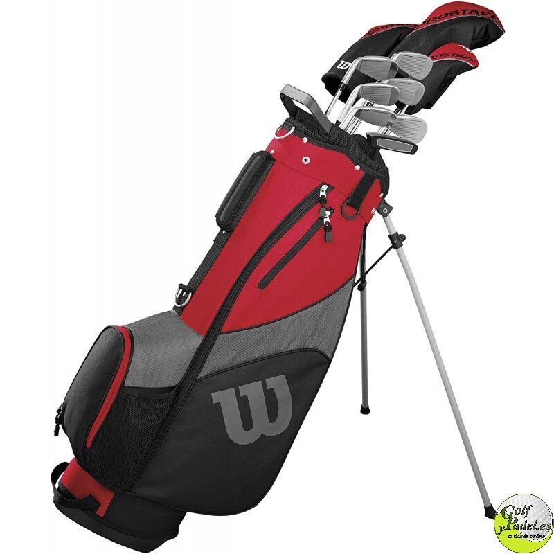 WILSON - SET COMPLETO WILSON PROSTAFF SGI GRAFITO - JUGADOR DIESTRO