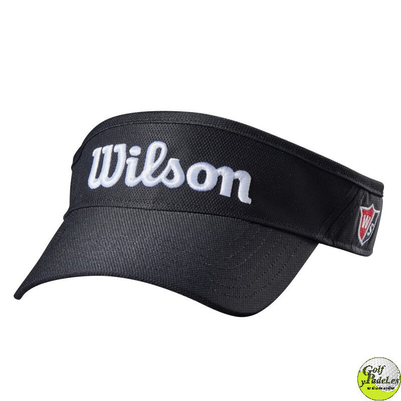WILSON - VISERA BLACK GOLF - Wilson Staff Visor - UNISEX - TAMAÑO AJUSTABLE - Sus ventajas de un vistazo: Con Visera curvada Material transpirable y de secado rápido Cierre ajustable Talla única WILSON - VISERA BLACK GOLF - Wilson Staff Visor - UNISEX - TAMAÑO AJUSTABLE - Sus ventajas de un vistazo: Con Visera curvada Material transpirable y de secado rápido Cierre ajustable Talla única