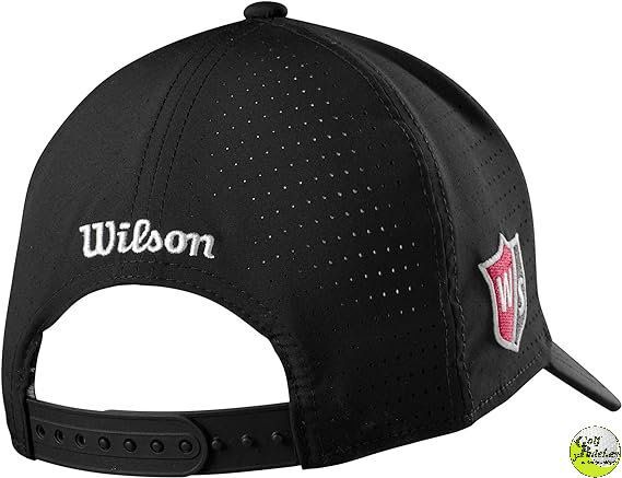 WILSON - GORRA WILSON PERFORMANCE MESH CAP - COLOR NEGRO - AJUSTABLE