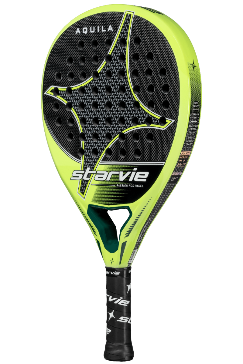 STARVIE - Aquila SOFT 30- NEW Pala de pádel - Gama Star - Colección 2024 - Incluye:  Overgrip + Paletero Basalto