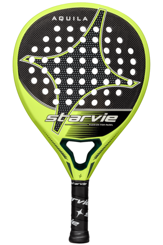 STARVIE - Aquila SOFT 30- NEW Pala de pádel - Gama Star - Colección 2024 - Incluye:  Overgrip + Paletero Basalto