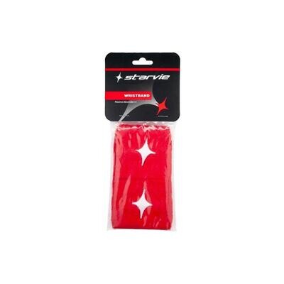 STARVIE - 2 Muñequeras Rojas de Alta Sujeción y Máxima Absorción para Entrenamiento de Padel/Tennis