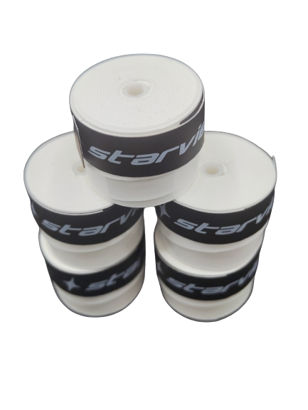 STARVIE - Overgrip Premier Soft  - PACK DE 5 - Blancos  -