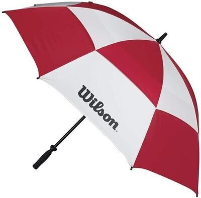 Wilson - Paraguas de golf para protegerte de la lluvia, el viento y el sol -Amplio diámetro de 157 cm - Mango ergonómico con empuñadura de goma antideslizante
