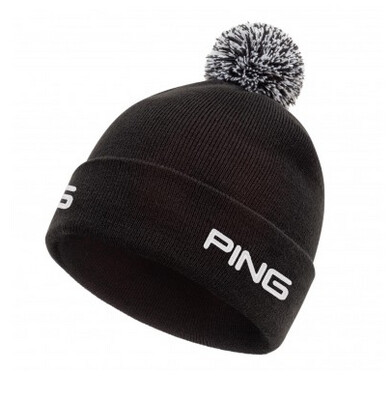 PING - Gorro Invierno - Cresting Knit Hat - NEGRO - Super comodo y calentito! Talla única!