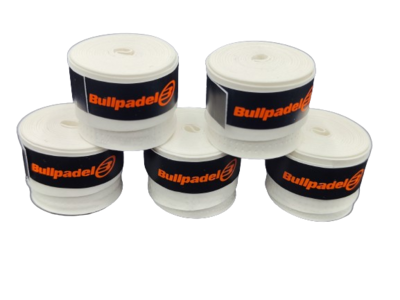 BULLPADEL - Los overgrips GB-1201 BLANCOS , son overgrips que cuentan con sistema Hac y superficie microperforado (5 UNIDADES)