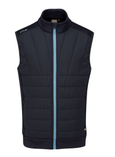 PING - Chaleco Ping VERNON VEST - XL - NAVY -Híbrido acolchado