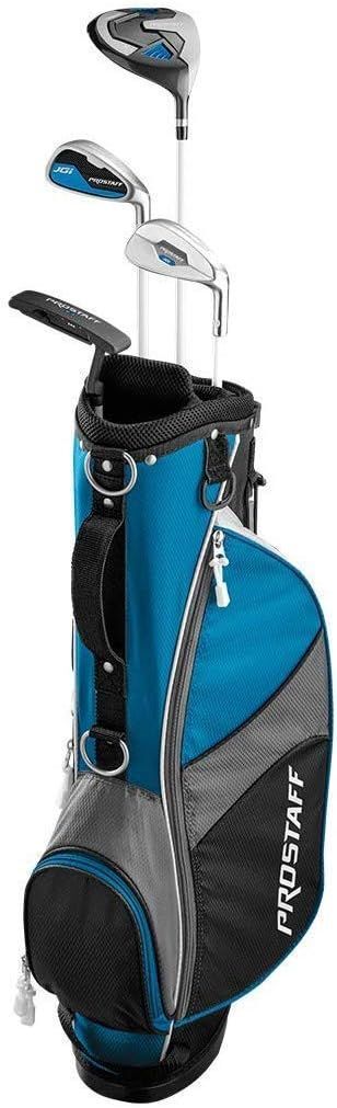 Wilson - Juego de palos para niños de 5 a 8 años - Muy ligeros y fáciles de golpear - Mano derecha - Varilla de Grafito