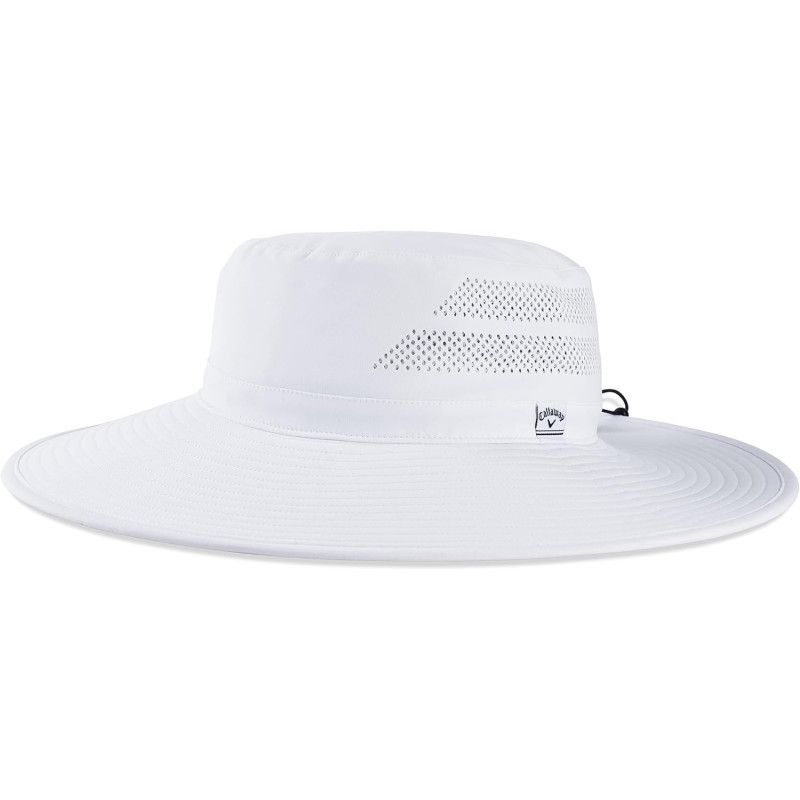 CALLAWAY - Sombrero Callaway Sun HAt Blanco Ala Ancha - Sombrero Callaway para el Sol  El revestimiento UV UPF Protection50+ ofrece el mayor grado de protección solar de cualquier sombrero Callaway.