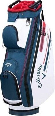 Callaway - Bolsa de Golf CHEV 14+ - Stand Bag - Color azul marino/blanco/rojo - Resistente al agua con costuras totalmente selladas - 14 separadores - Super oferta!!