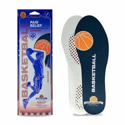 Footgel - Edición Basketball XXL - Gel Técnico - Alto rendimiento - Diseñado para jugadores de baloncesto tanto profesionales como amateur - Máxima amortiguación de impactos - Talla 48-52