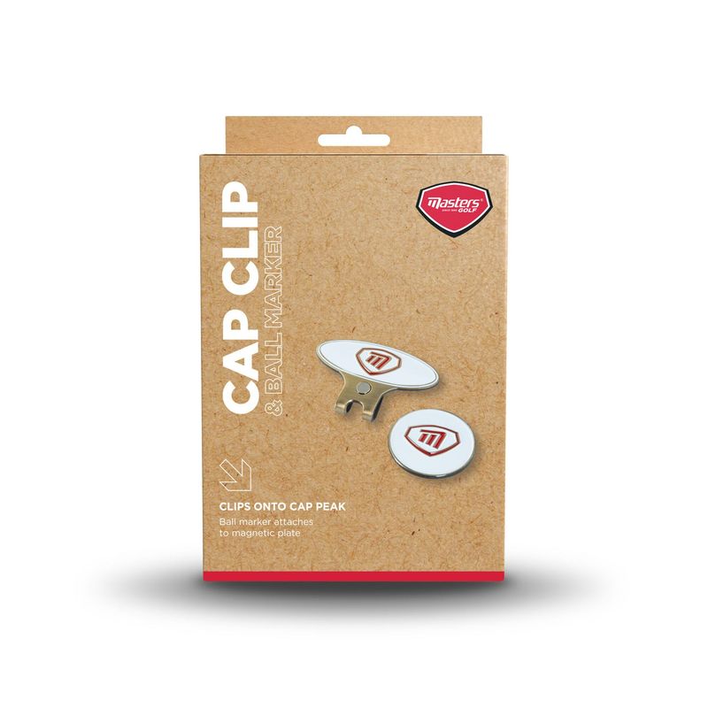 Accesorio - Master - Marcador de pelota - Cap Clip se fija a los picos de las gorras y se mantiene magnéticamente