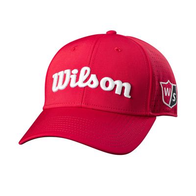 Wilson - Gorra ajustable de malla - Staff - Performance - Mesh Cap - Roja