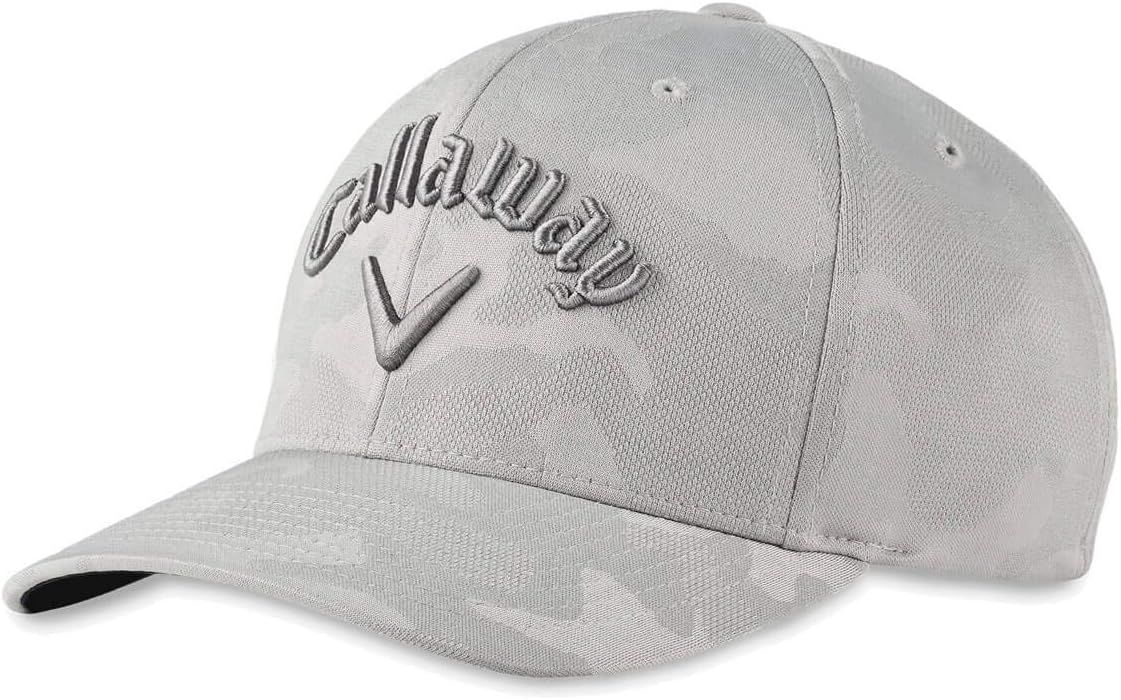 Callaway - Gorra de golf - Jacquard - Camo - cierre ajustable - Color gris
