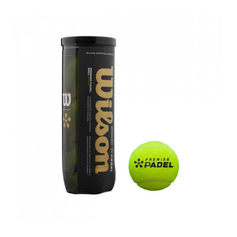 WILSON - Pelotas de pádel - Premier Speed - Pack de 3 bolas - Amarillo - Velocidad x 3 - Máximo rendimiento