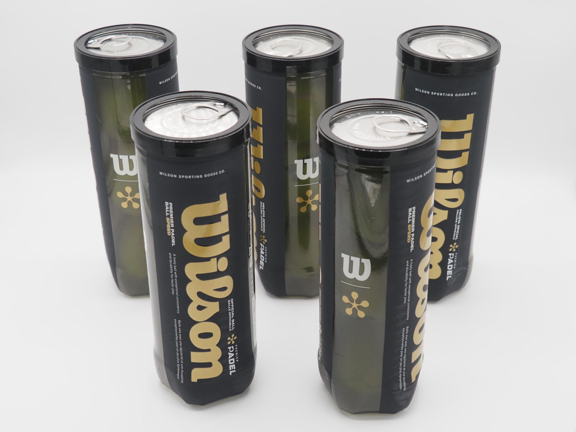 WILSON - CAJON DE 24 BOTES -  Pelotas de pádel - PREMIER SPEED- Amarillo - Velocidad x 3 - Máximo rendimiento (72 Pelotas) Super precio!!