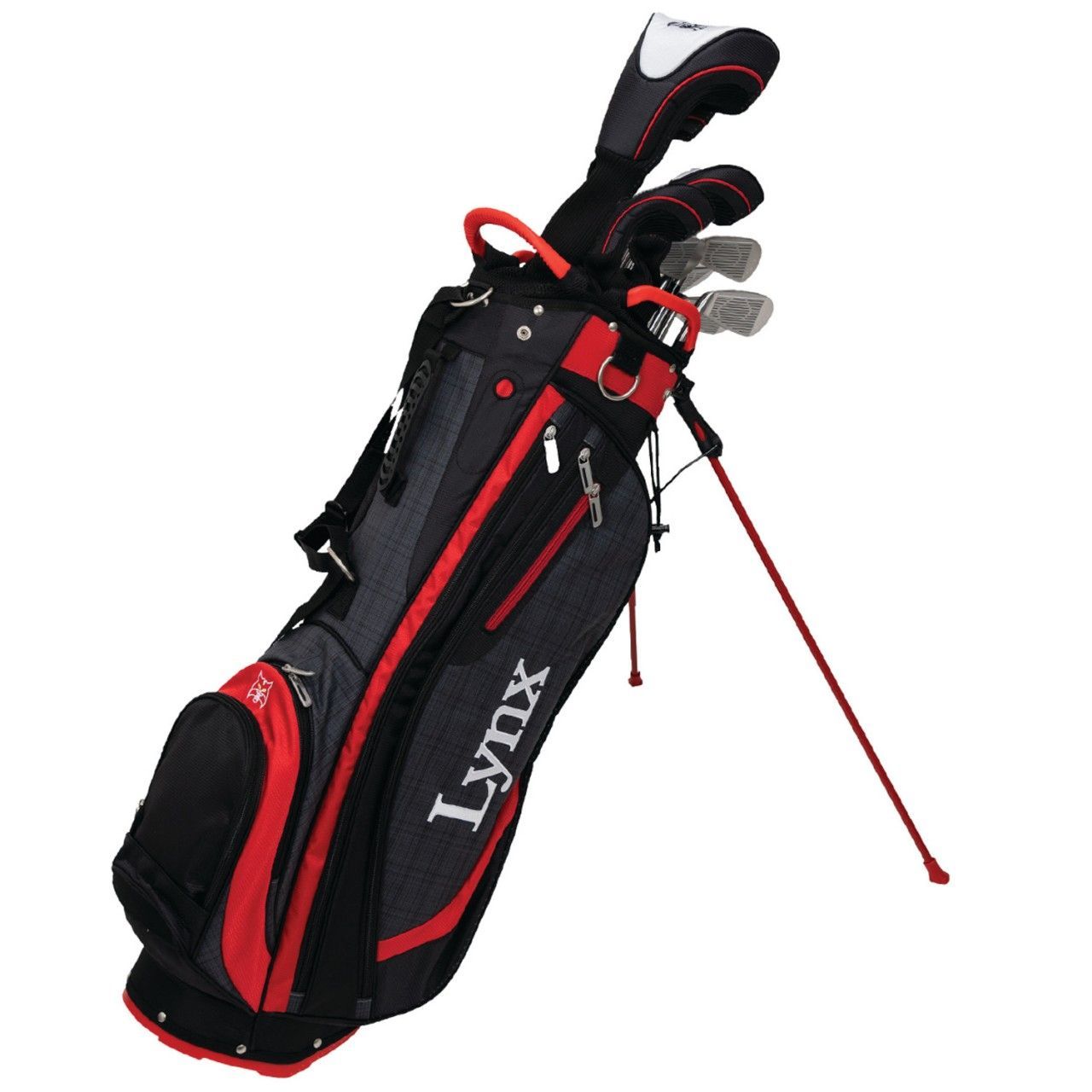 Lynx - Set Completo Caballero - Acero -Rojo - ¡Gran Oportunidad!