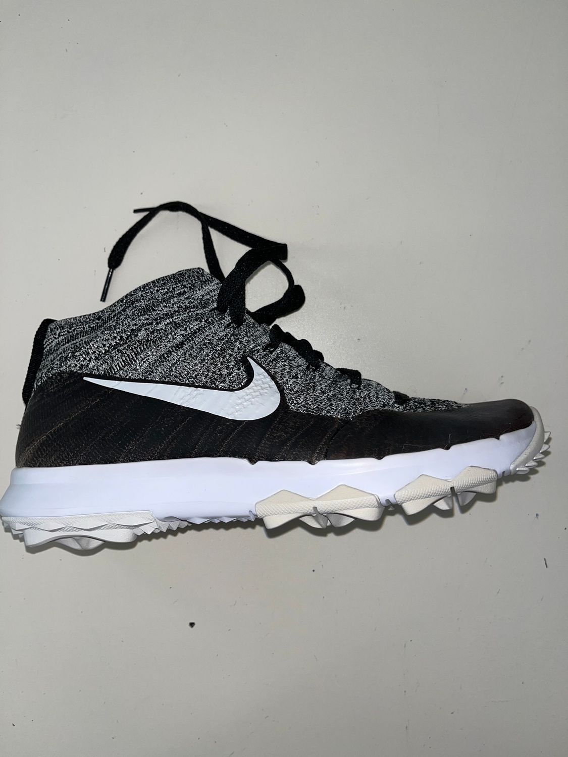 Zapatos de Golf - Nike Flyknit Chukka - 42 - Gris