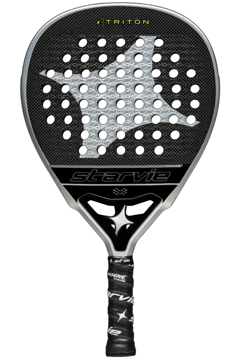 STARVIE - Pala TRITON PRO - Gama Premium -Forma de lágrima que proporciona un mayor balance hacia la cabeza. Una pala técnica, ideal para jugadores de nivel avanzado