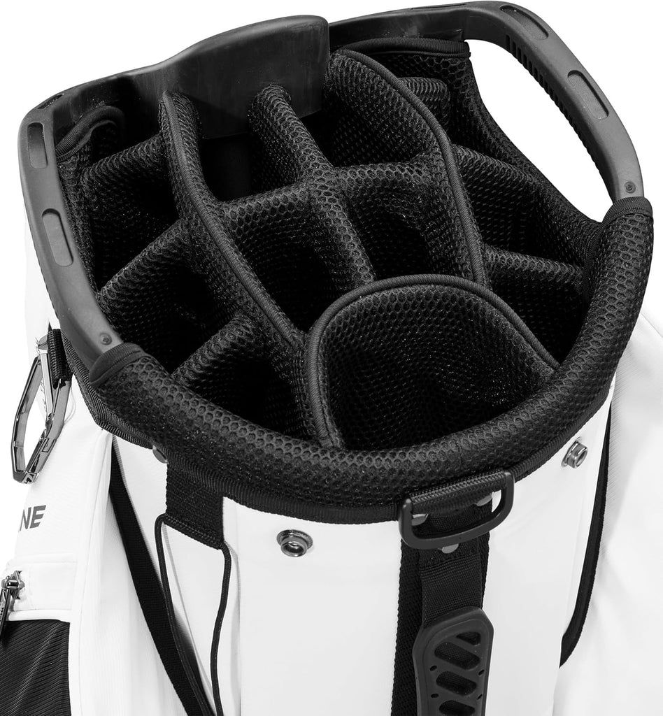 Wilson - Bolsa Golf Wilson Staff Alpine - 14 separadores - Blanco/Negro