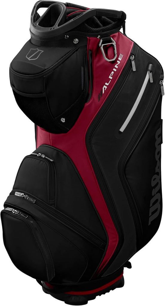 Wilson - Bolsa Golf Wilson Staff Alpine - 14 separadores - Negro/Rojo