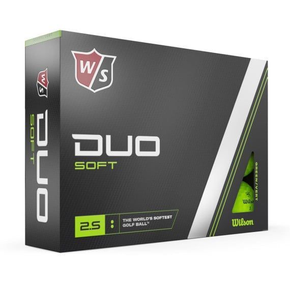 Wilson - Bolas de Golf Wilson Duo Soft Green - Pack 12 bolas