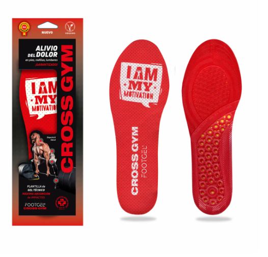 FOOTGEL - Plantillas Unisex Footgel Cross Gym - Protección de Impactos - Prevención de Lesiones - Transpirable y Antibacteriano