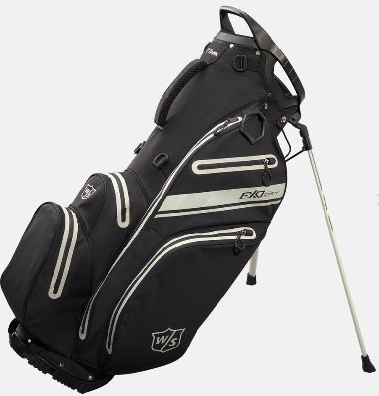 WILSON - Bolsa EXO DRY STAND BAG - 2025 - Black/Charcoal/Silver WILSON - Bolsa EXO DRY STAND BAG - 2025 - Black/Charcoal/Silver