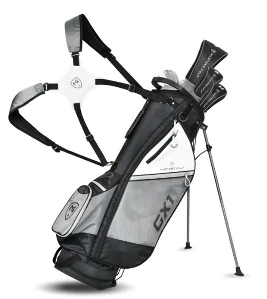 Set Completo MASTER GOLF GX1- Jugador Zurdos - Hierros Varilla Grafito S/Bag Negro/Gris Set Completo MASTER GOLF GX1- Jugador Zurdos - Hierros Varilla Grafito S/Bag Negro/Gris