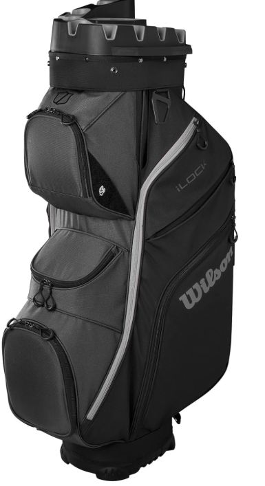 BOLSA WILSON I-LOCK CART BAG - Negra/Gris 2025 BOLSA WILSON I-LOCK CART BAG - Negra/Gris 2025