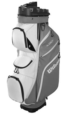 BOLSA WILSON I-LOCK CART BAG - Gris/Blanca/Negro 2025 BOLSA WILSON I-LOCK CART BAG - Gris/Blanca/Negro 2025