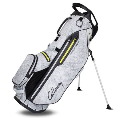 Callaway Fairway + HD '25 Golf Stand Bag - Grey Splatter Paint/Flo Yellow