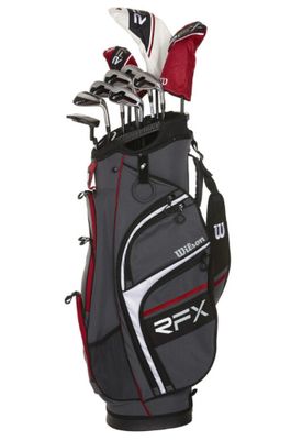 Wilson – Juego completo premium de palos de golf Reflex RFX - Caballero diestro grafito
