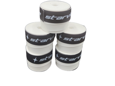 STARVIE - Overgrip Premier Soft  - PACK DE 5 - Blancos  -