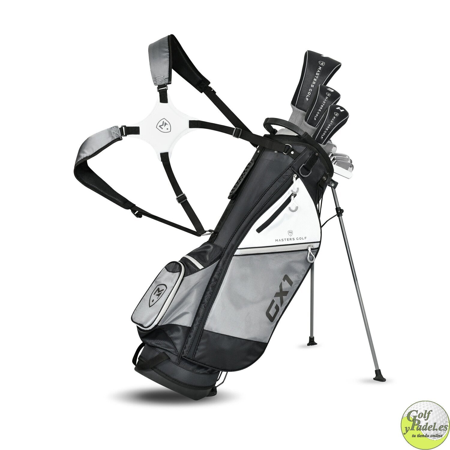 MASTER - GX1 Reloaded 2026 juego de golf completo para hombre - Bolsa Tripode - Jugador Diestro - Varilla Acero-- SUPER PRECIO!! MASTER - GX1 Reloaded 2026 juego de golf completo para hombre - Bolsa Tripode - Jugador Diestro - Varilla Acero-- SUPER PRECIO!!