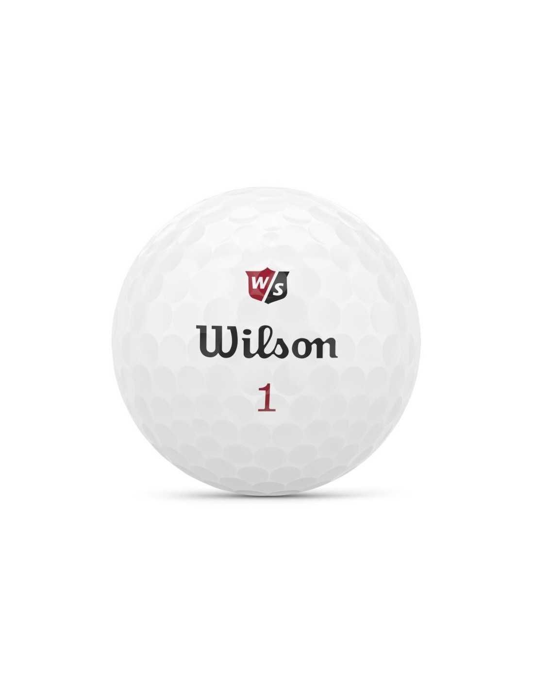 Wilson - Paquete de 12 Bolas Wilson DUO SOFT - La pelota de golf más blanda del mundo - Color Blanco