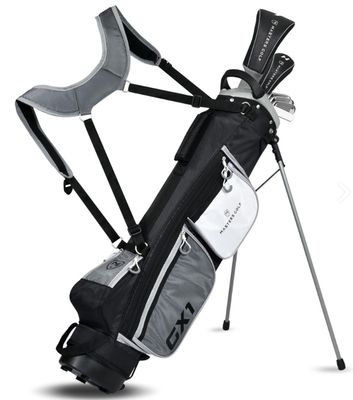 Master Golf: Medio Set-  Equipo GX1 GT Grafito Diestro. Bolsa Trípode