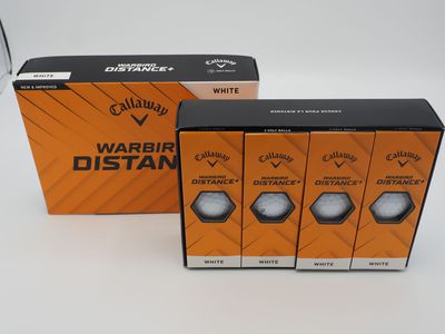 Callaway Warbird Distance+ (12 Pelotas) - Blanco