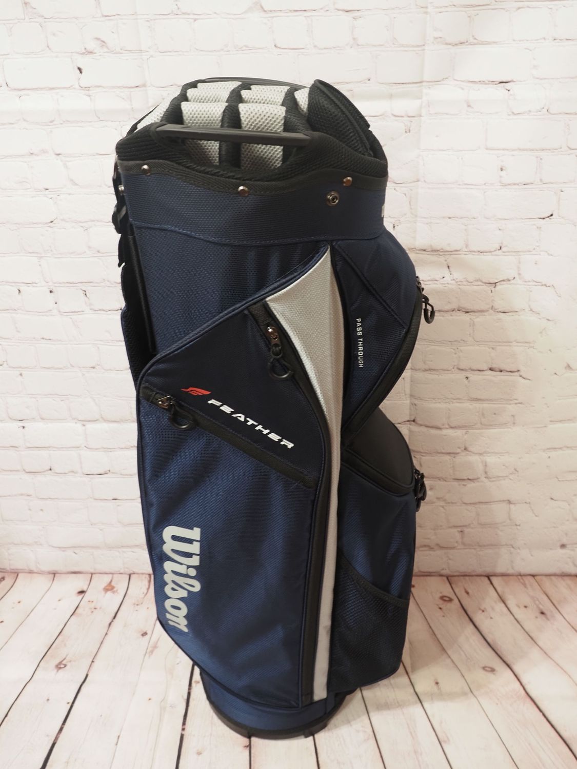 Wilson bolsa de golf - Feather Cart Bag - Navy/Silver Wilson bolsa de golf - Feather Cart Bag - Navy/Silver