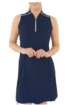 Lamprelle Vestido Golf Ladies Julia Sleeveless Golf Dress - Navy Lamprelle Vestido Golf Ladies Julia Sleeveless Golf Dress - Navy