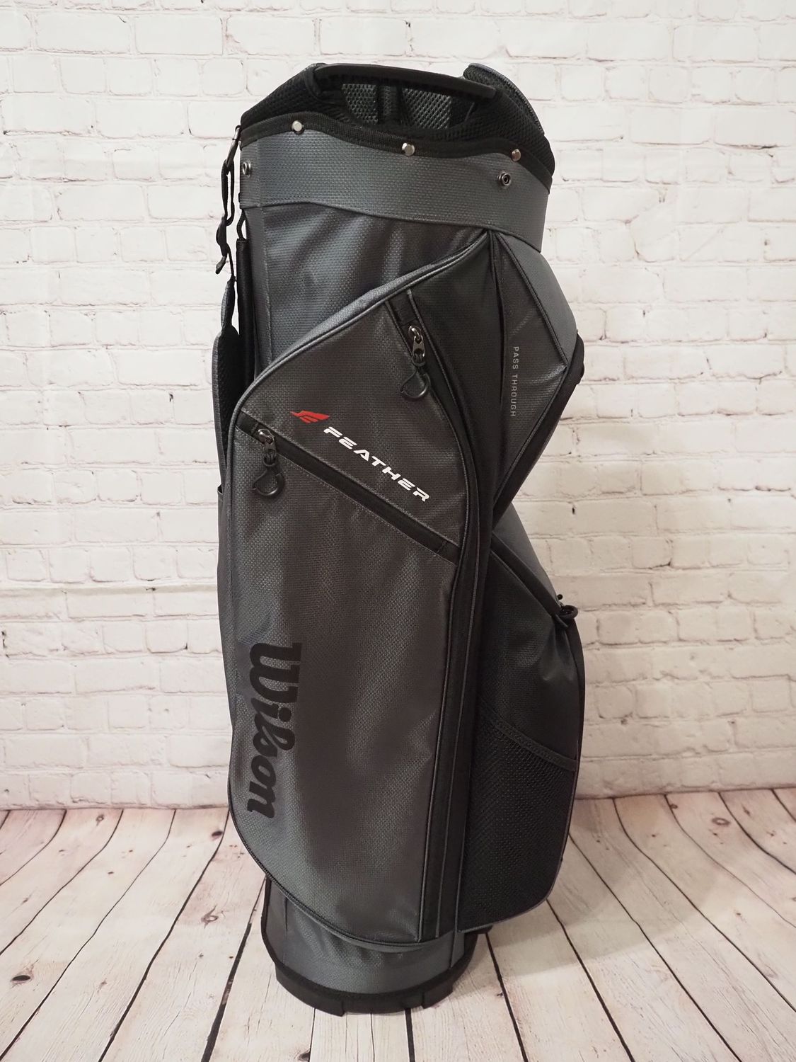 Bolsa de Golf Wilson Feather Cart Bag (Gris/Negro) - 2026