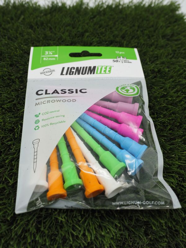 Tees de Golf Lignum Classic 82mm Microwood – Pack de 12 Unidades Multicolor Tees de Golf Lignum Classic 82mm Microwood – Pack de 12 Unidades Multicolor