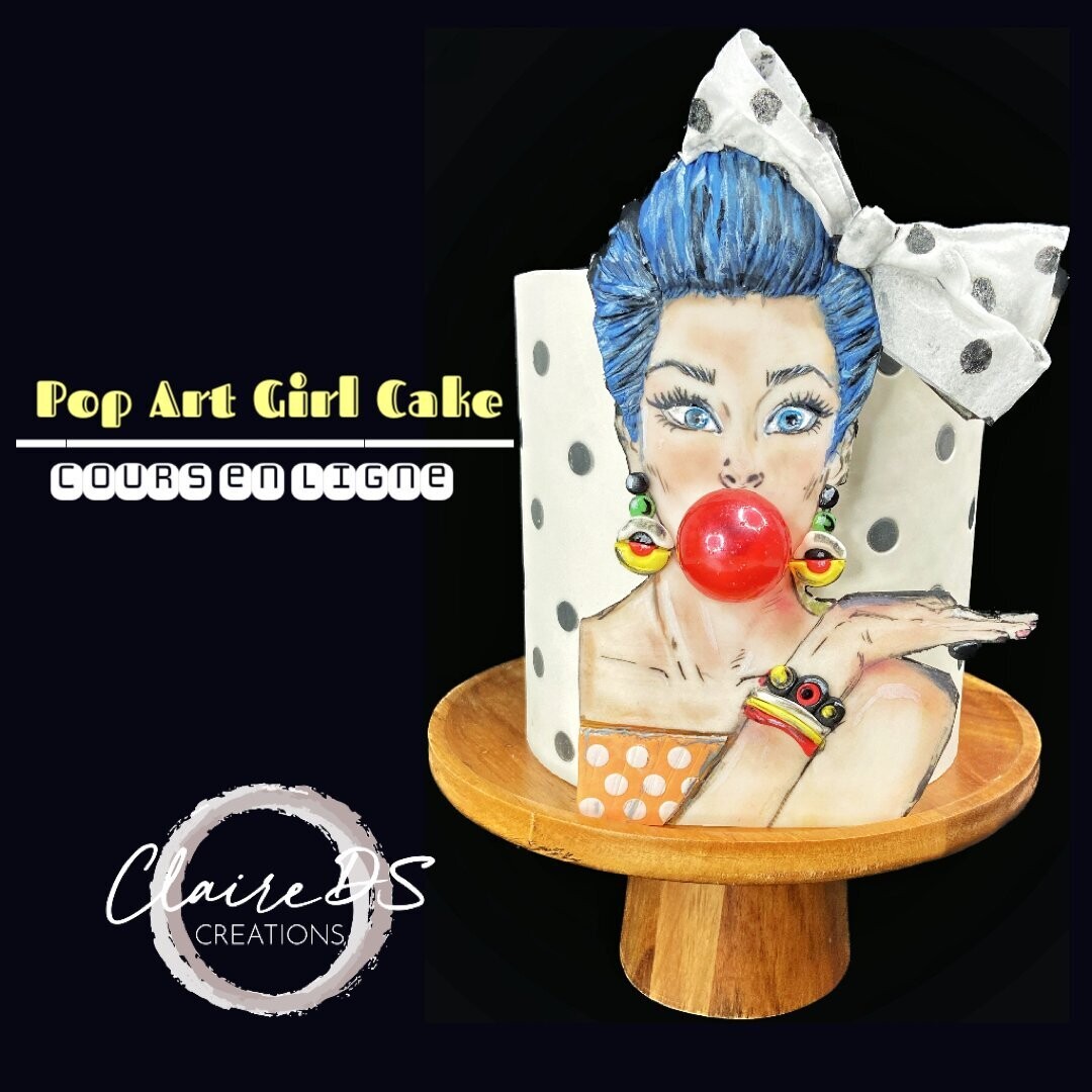 Cours Pop Art Girl cake