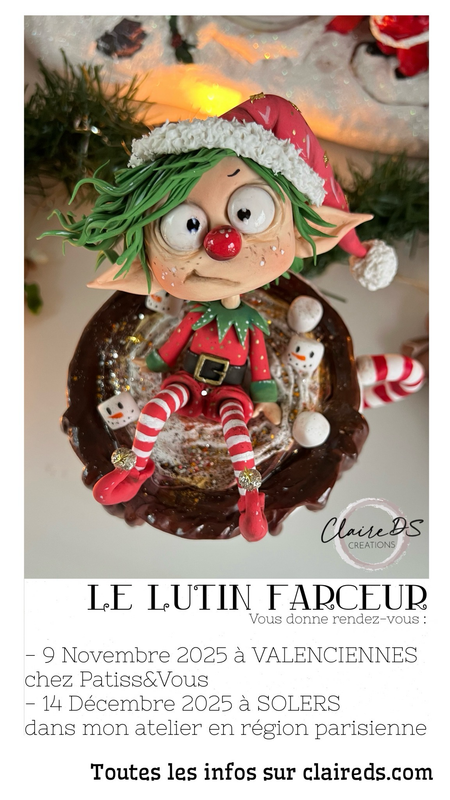 Lutin farceur à SOLERS 14 dec 2025 220€ acompte 100€
