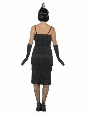 Flapper Costume Black