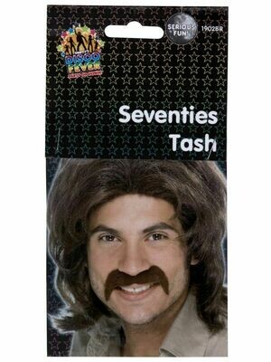 Brown Tash -  70's -Cowboy