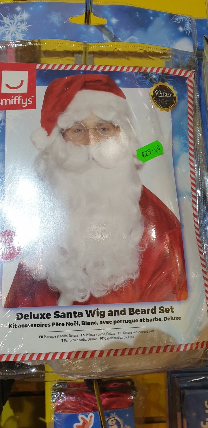 Santa wig and beard set 25