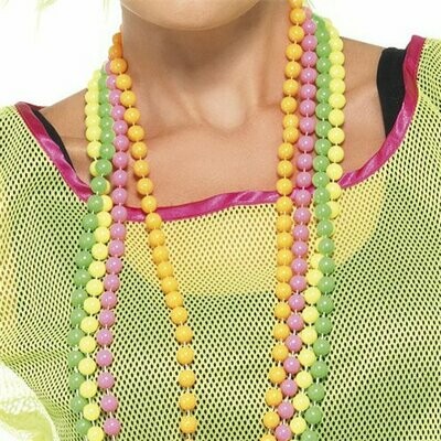 80s Beads fluorescent (4 strings)