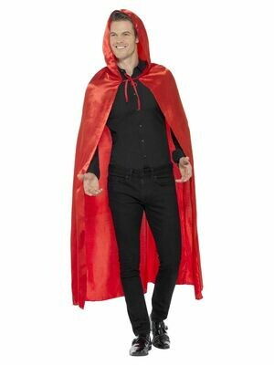 Red Cape - Cloak (satin) Male or Female